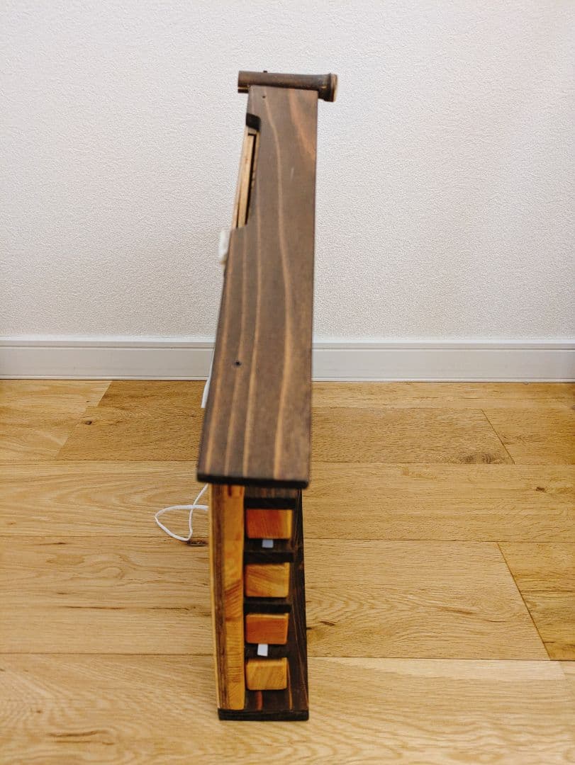 【希少品】ジブリ となりのトトロ 万年カレンダー付き 置時計 掛け時計 木製