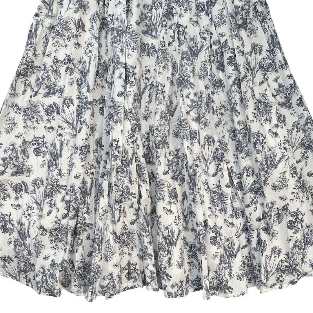 【新品】SEVEN TEN　トワルドジュイプリントスカート　ブラック　M