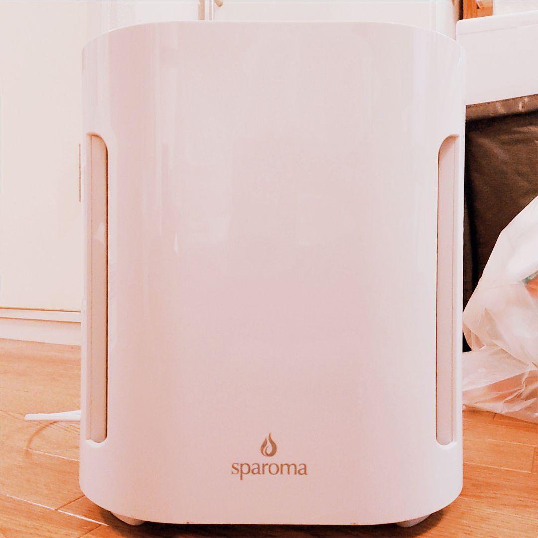 sparoma 空気清浄機 小型 英語表記 スパローマ