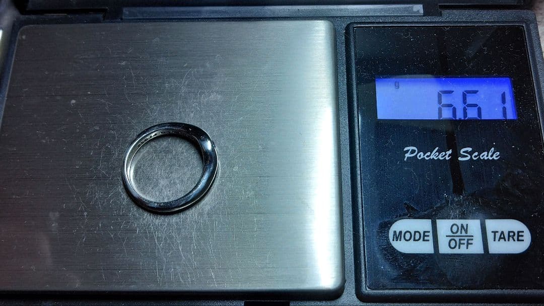 ティファニープラチナダイヤリング　10.5号　新品仕上げ　無傷未使用に近い