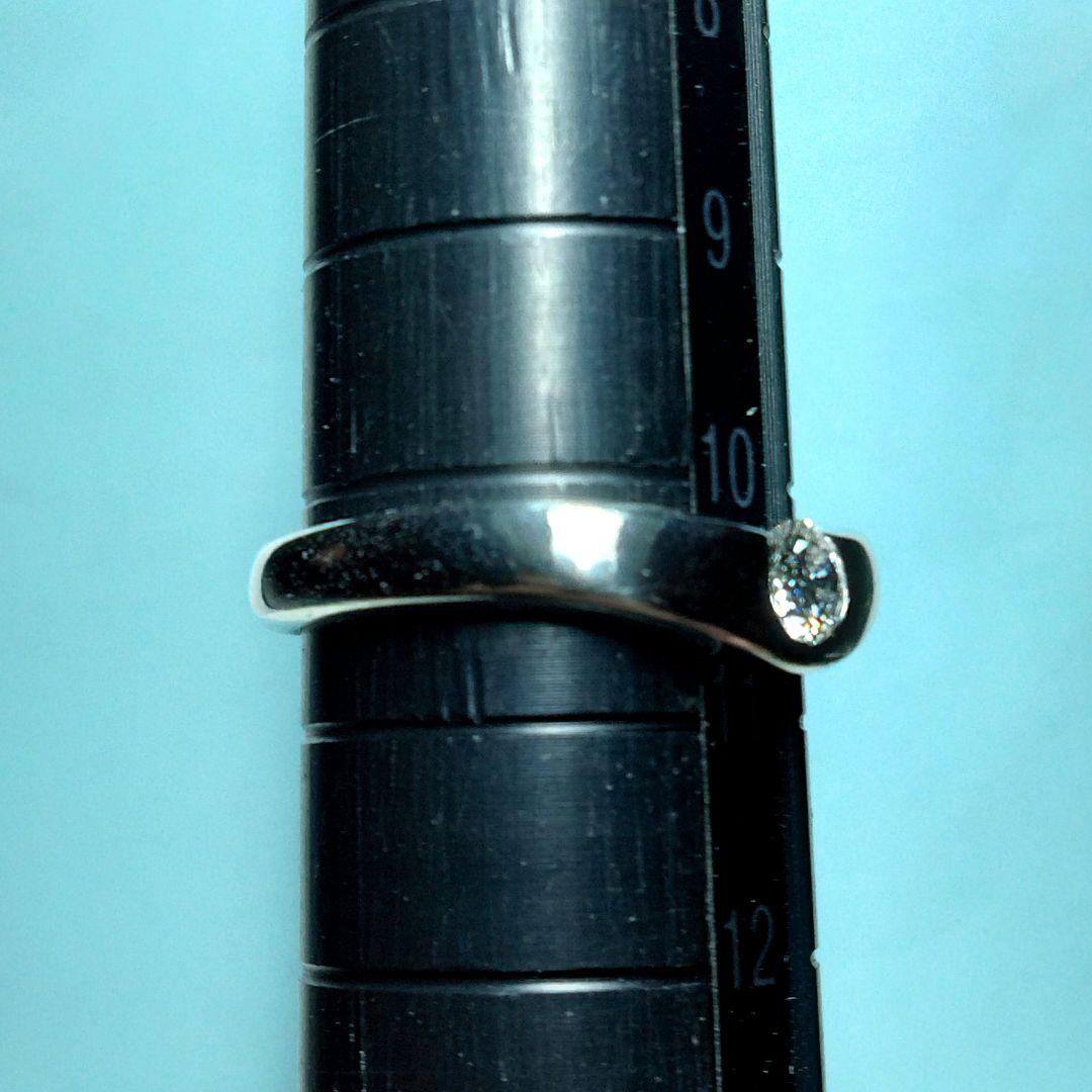 ティファニープラチナダイヤリング　10.5号　新品仕上げ　無傷未使用に近い