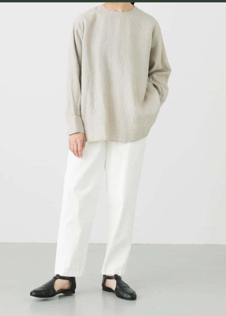 かぐれ　コットンストレッチイージーパンツ　新品