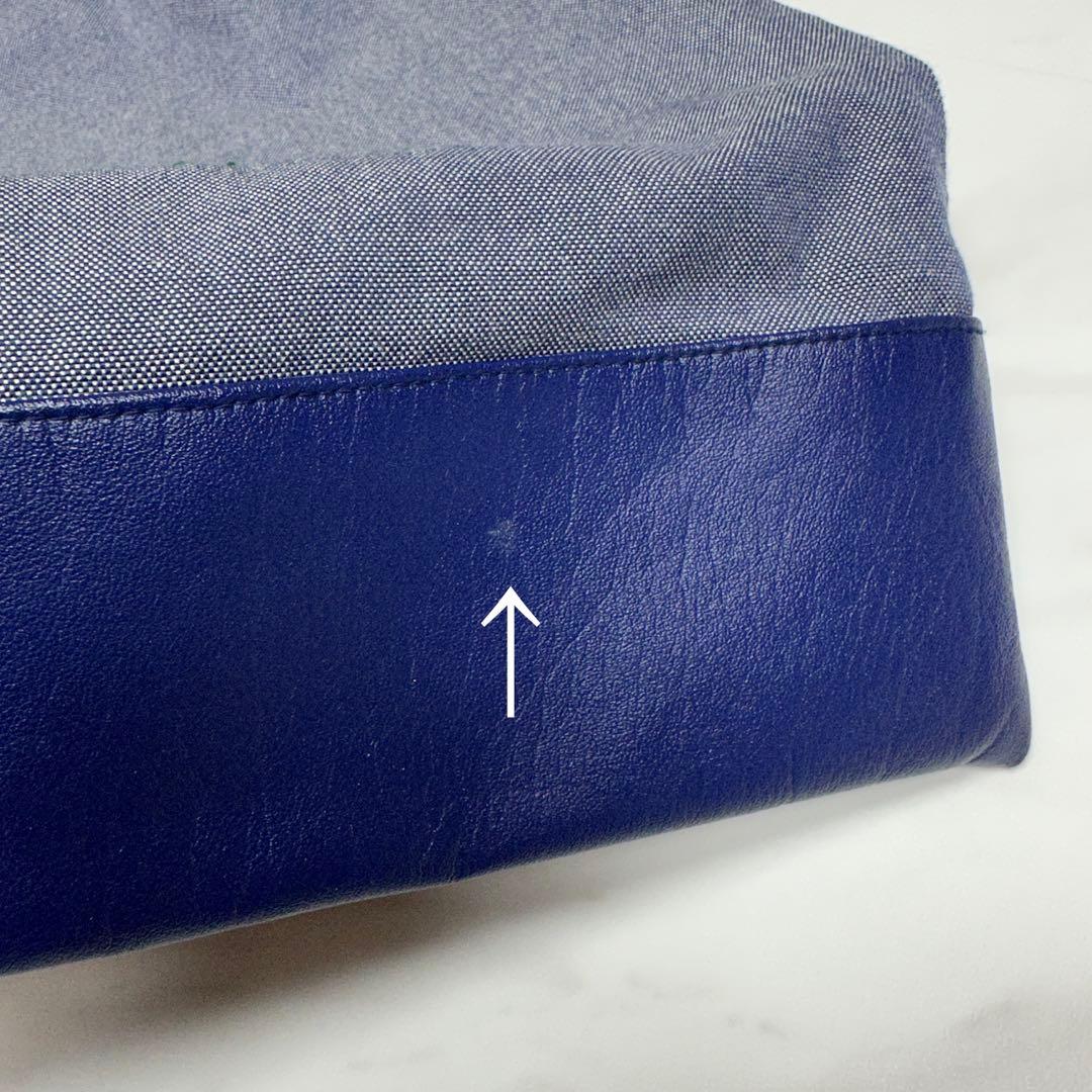 ファミリア　トートバッグ　レッスンバッグ　デニム　A4 familiar