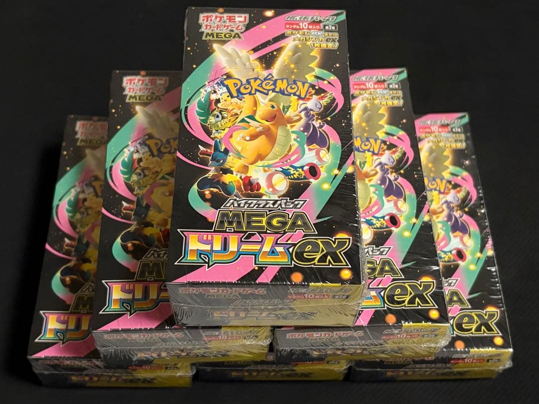 ポケモンカード　MEGAドリームex　6BOX 新品未開封 シュリンク付き