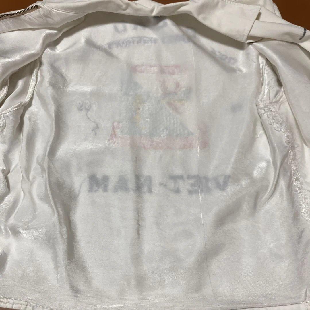 60's ベトジャン 白　生成り　オリジナル PLEIKU kim lien