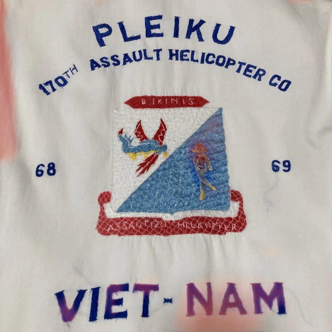 60's ベトジャン 白　生成り　オリジナル PLEIKU kim lien