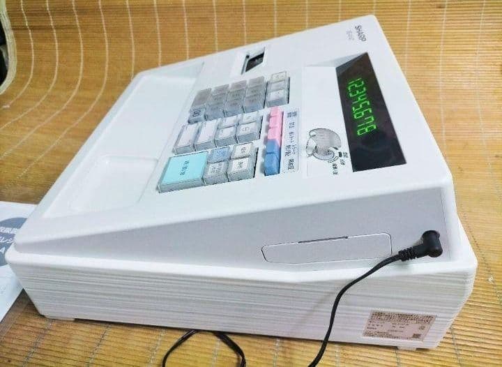 シャープレジスター　XE-A147　PC連携売上管理フル設定無料　611161