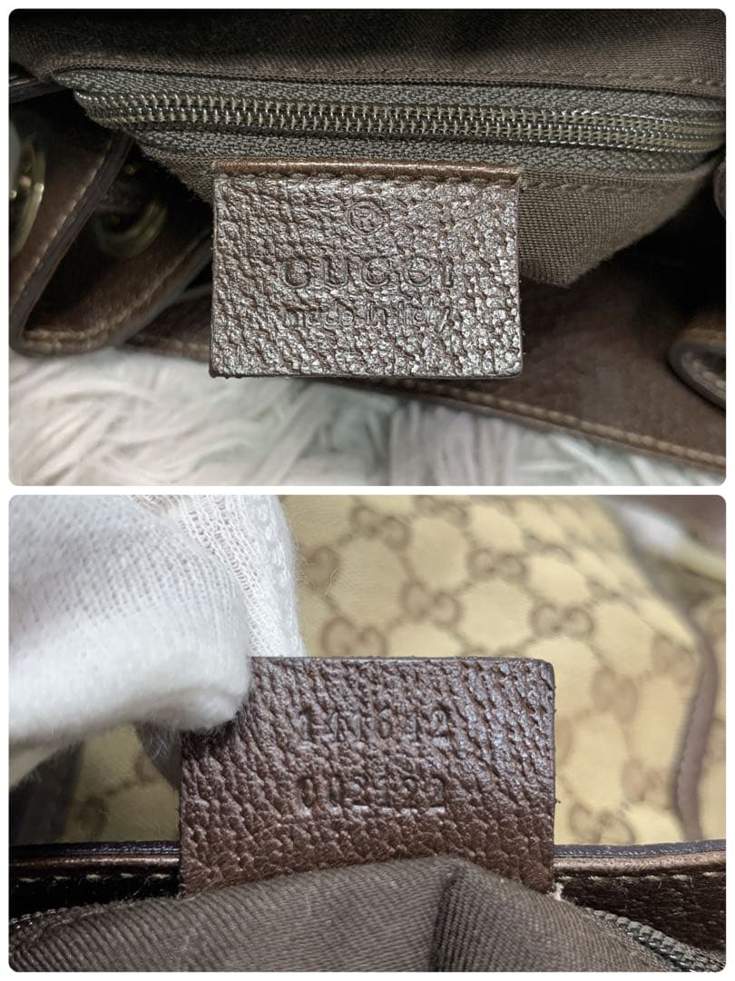 極美品 GUCCI グッチ アビー リュック バックパック GGキャンバス