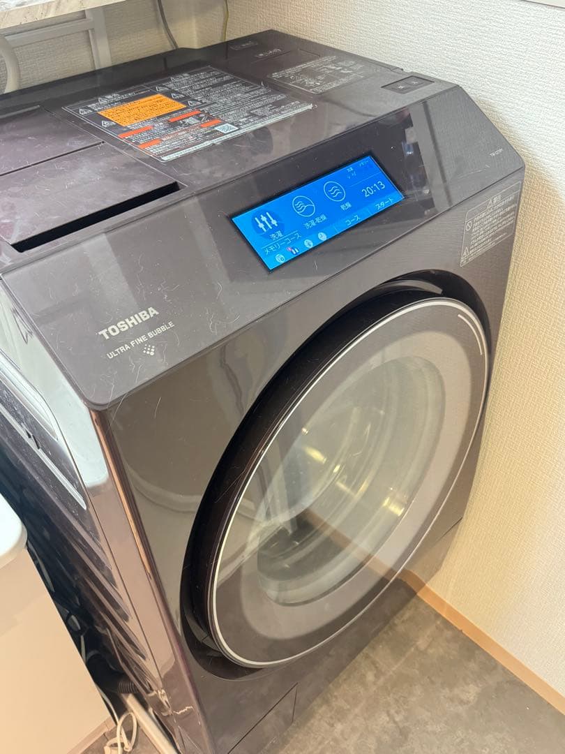 【保証付】東芝 ドラム式洗濯乾燥洗濯機 TW-127XP1 2021年製 左開き