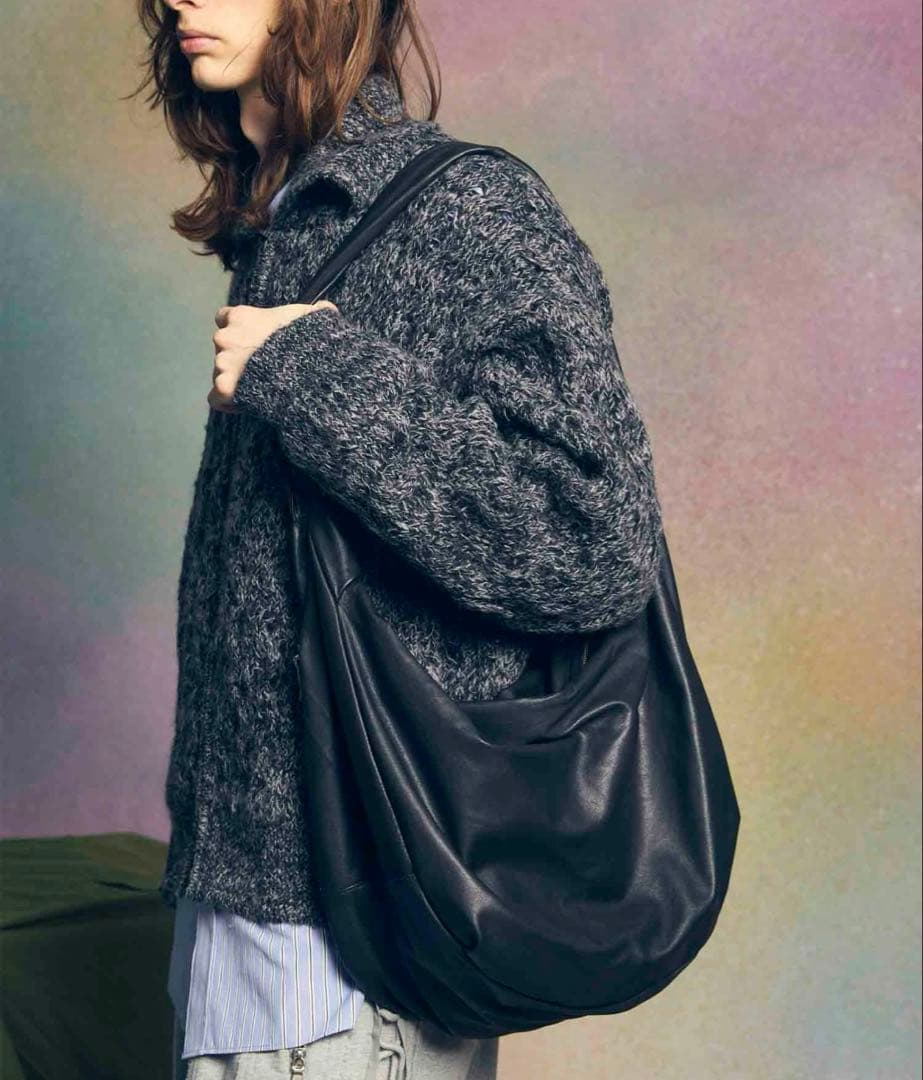 MAISON SPECIAL メゾンスペシャル 完売レザーショルダーバナナバッグ