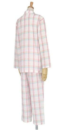 新品タグ付き 睡眠科学 ワコール パジャマ ルームウェア チェック 春夏 L