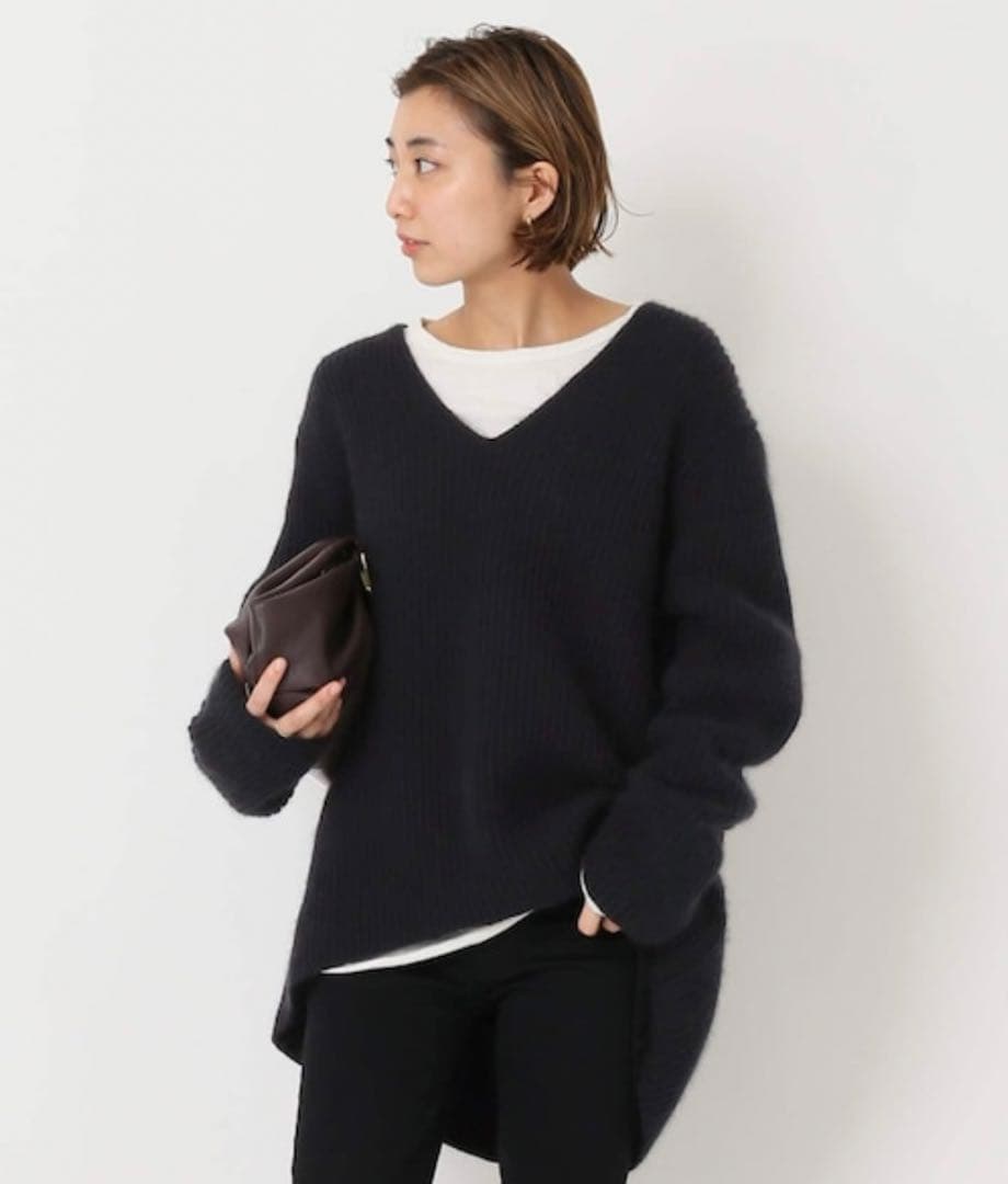 ドゥーズィエムクラス　EVERYDAY I LIKE. COZY Vネックニット