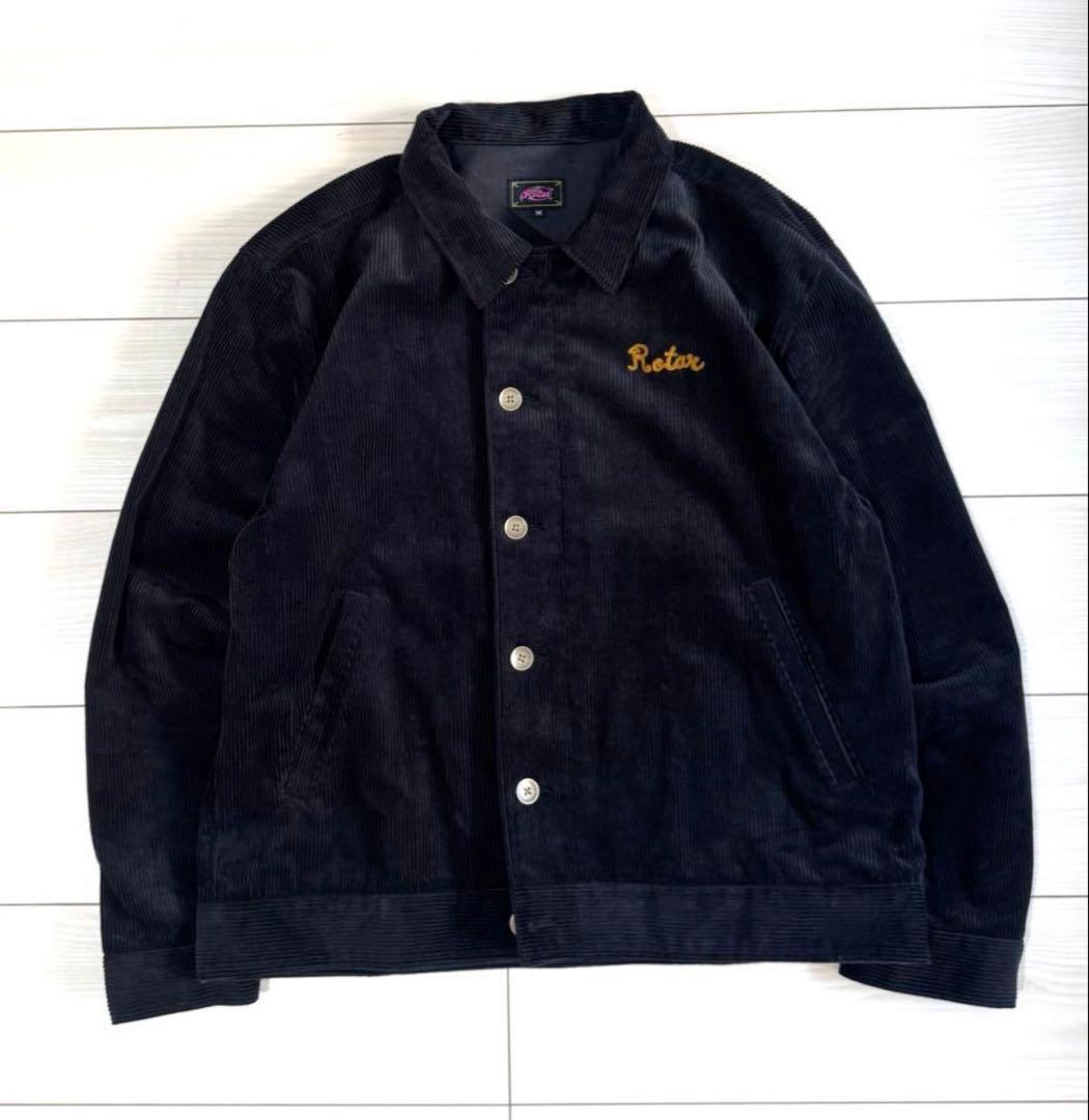 ROTAR ローター　コーデュロイ　ジャケット　ブラック　M