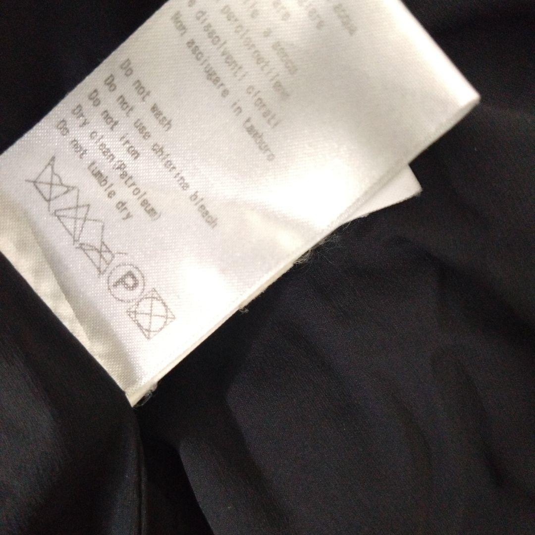 タトラス エッグレッタ ショールカラー ダウンコート ブラック Lサイズ相当