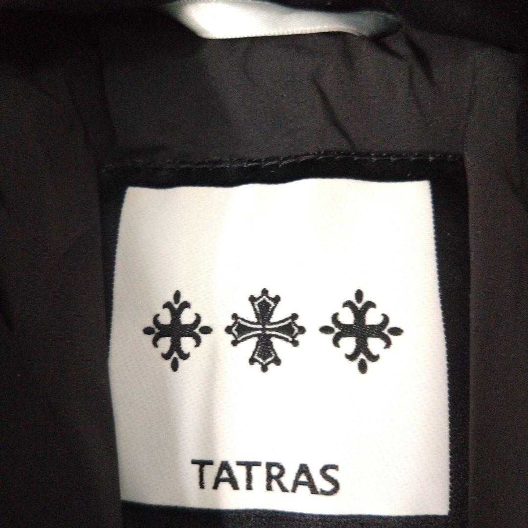 タトラス エッグレッタ ショールカラー ダウンコート ブラック Lサイズ相当