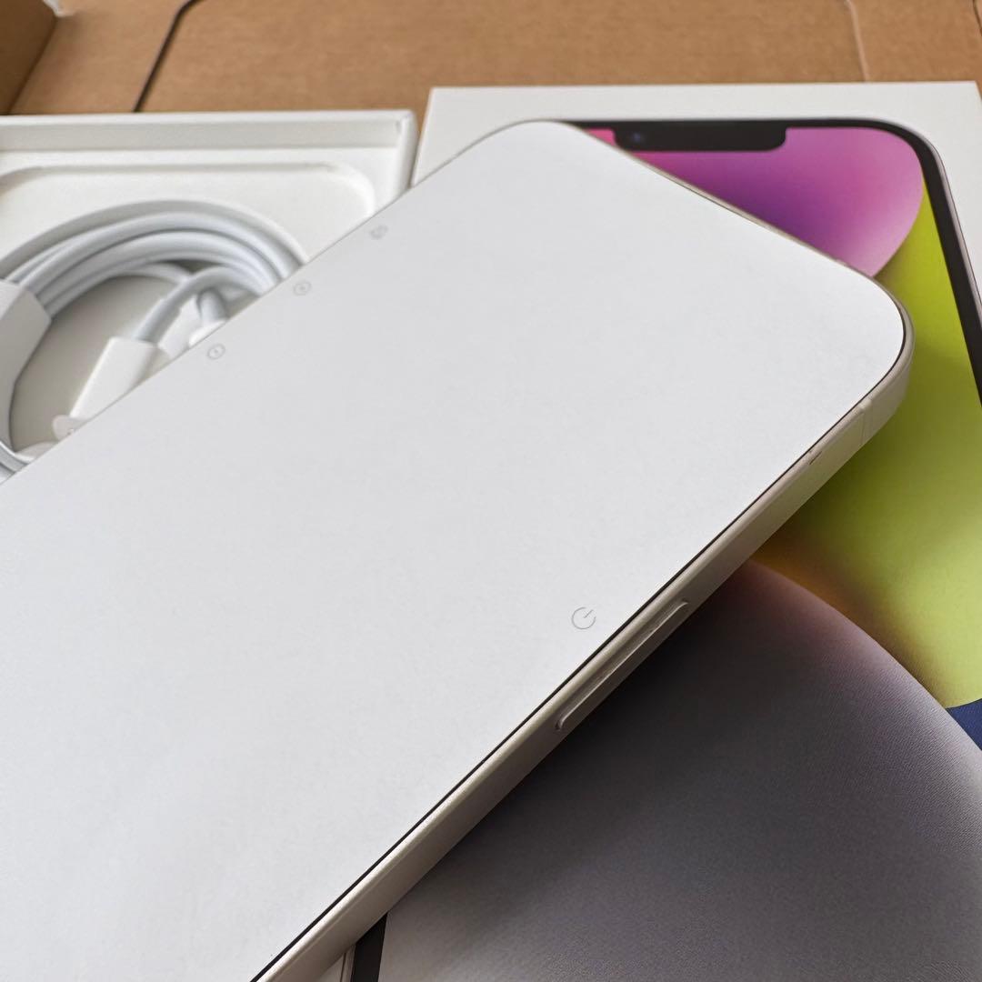 【週末限定値下げ】 美品 箱あり iPhone14 128GB スマホカバー付き