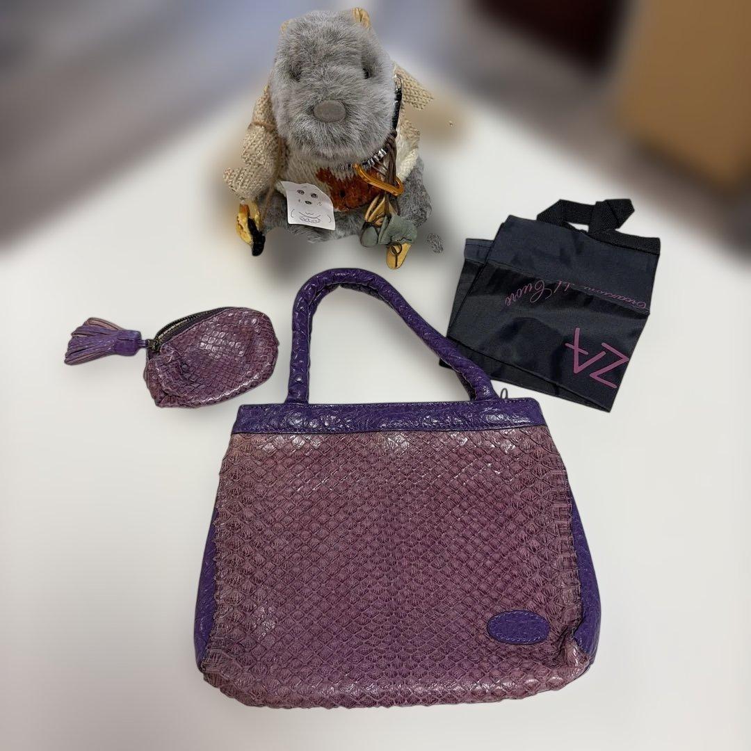 「はるさん専用〜ʕ•ᴥ•ʔ」IBIZA　美品！　パイソン　ハンドバッグとポーチ！