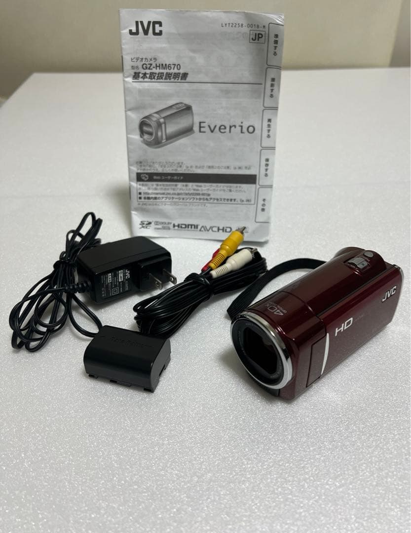 JVC Everio GZ-HM670 ビデオカメラ