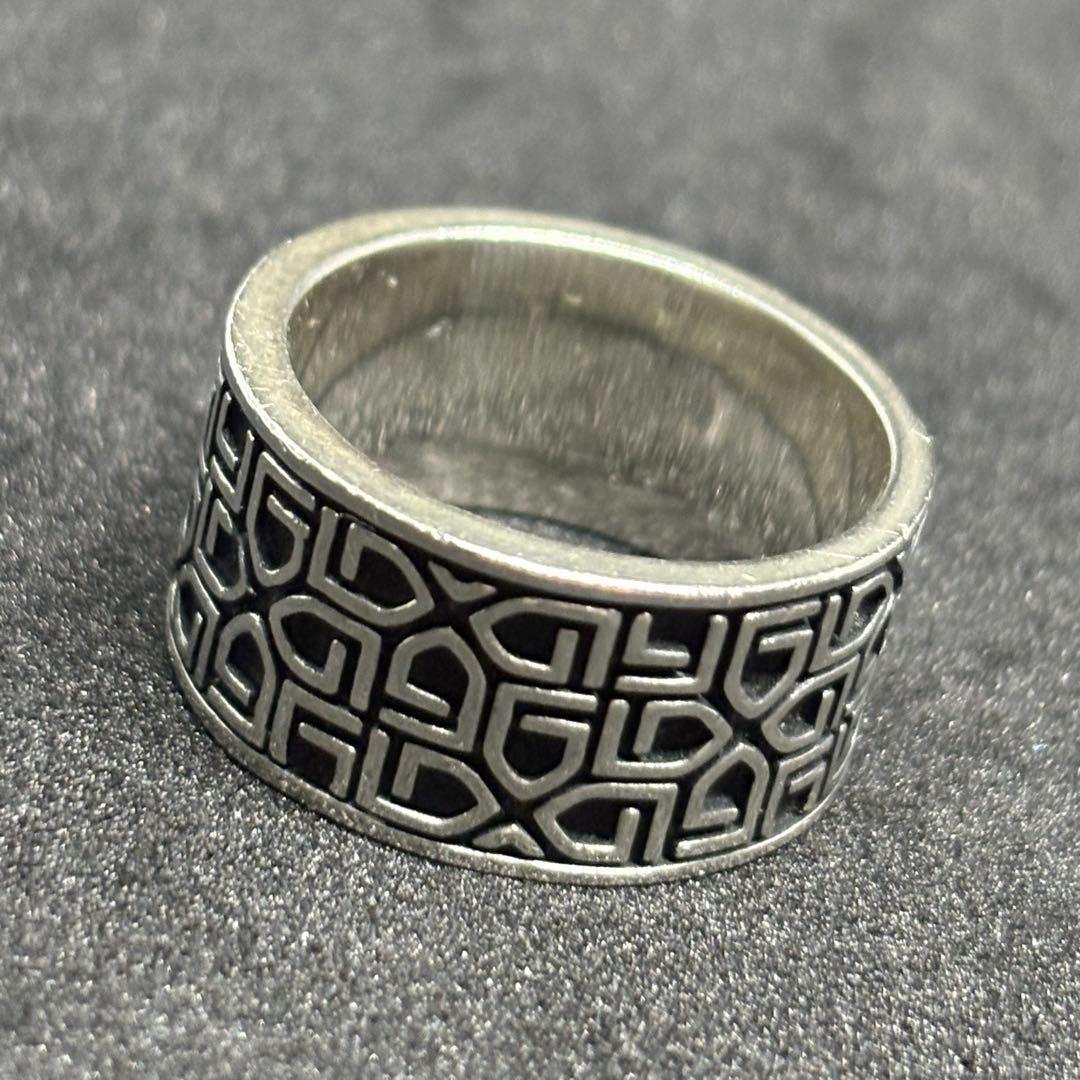 【GARNI】ガルニロゴ Gロゴ リング 19号 SILVER オールドガルニ
