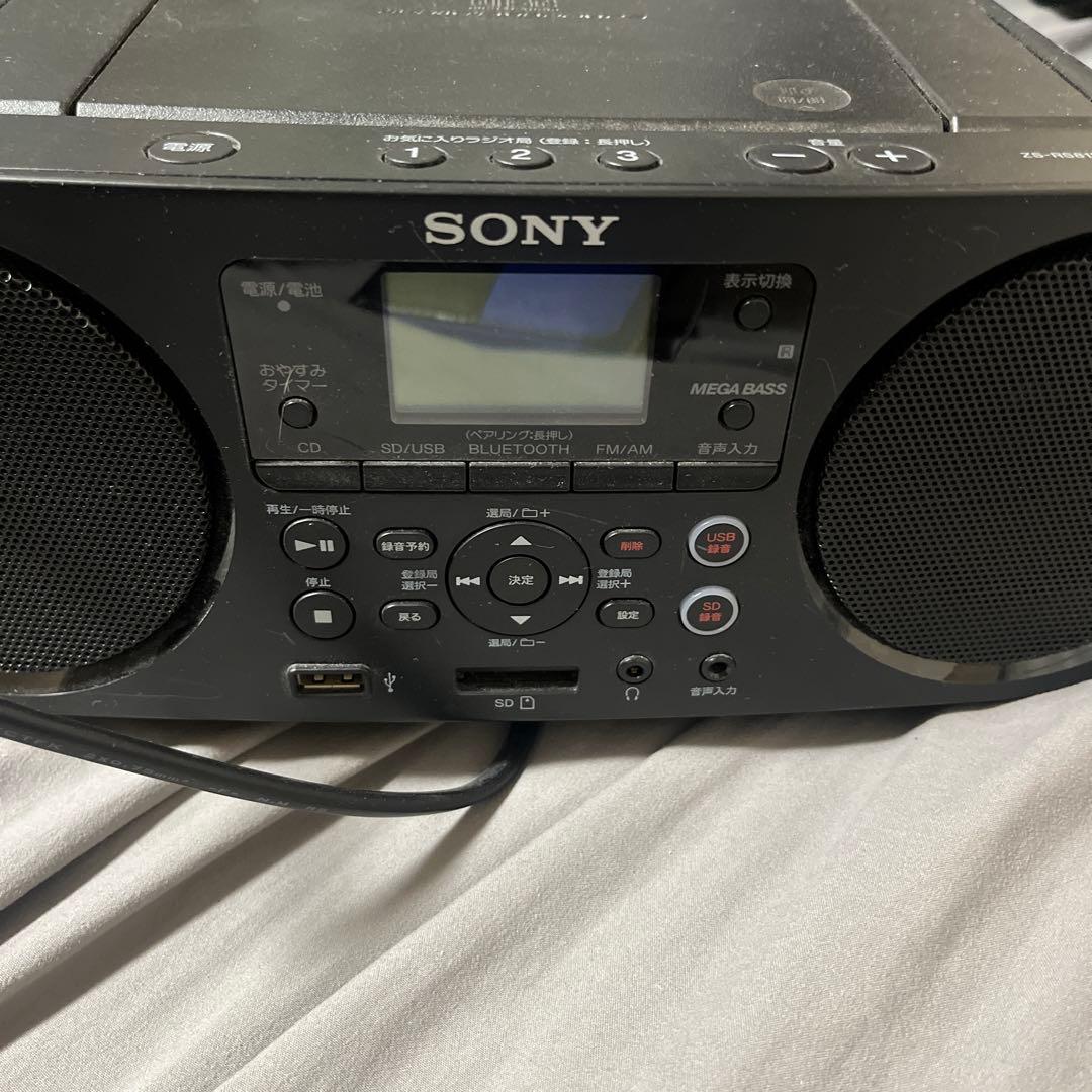 美品　稼働確認済　SONY CD ZS-RS81BT MEGA BASS機能付き