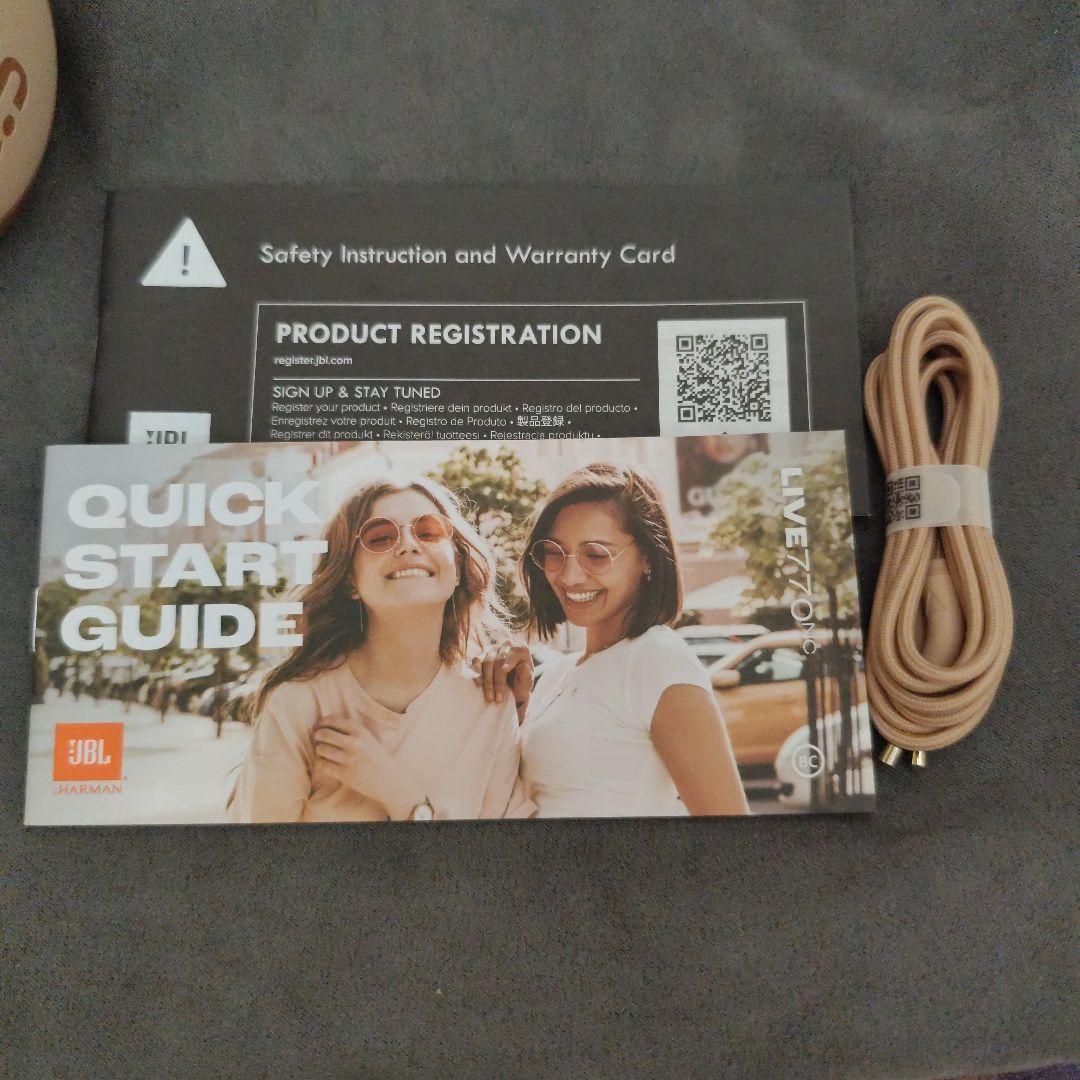 土日限定！！JBL ヘッドホン LIVE770NC サンドストーン