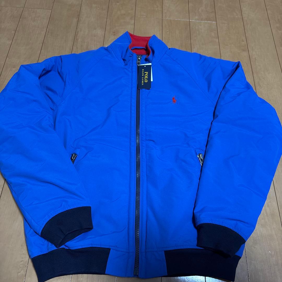 Polo Ralph Lauren 青 ナイロンジャケット L