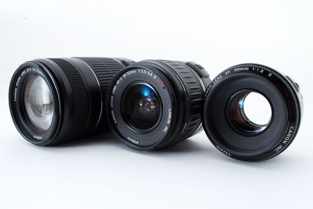 キャノン☆canon kiss x9 標準&望遠&単焦点トリプルレンズセット