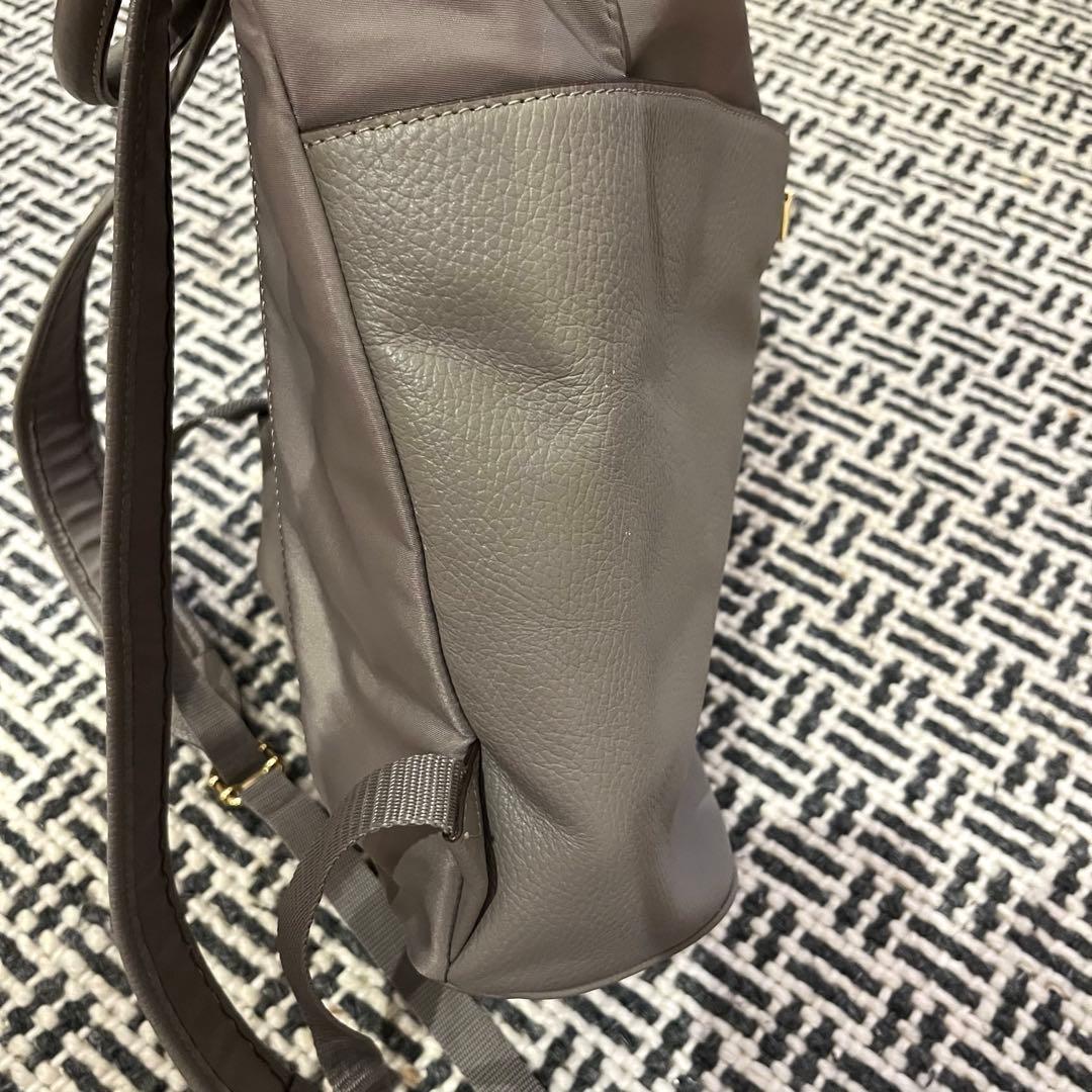 極美品　アタオ　リュック　ALLDAY オールデイ　撥水レザー