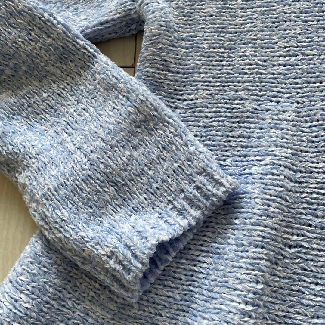 値下げ！　新品タグ付！ユナイテッドアローズ　ミックスカラー ペプラム ニット