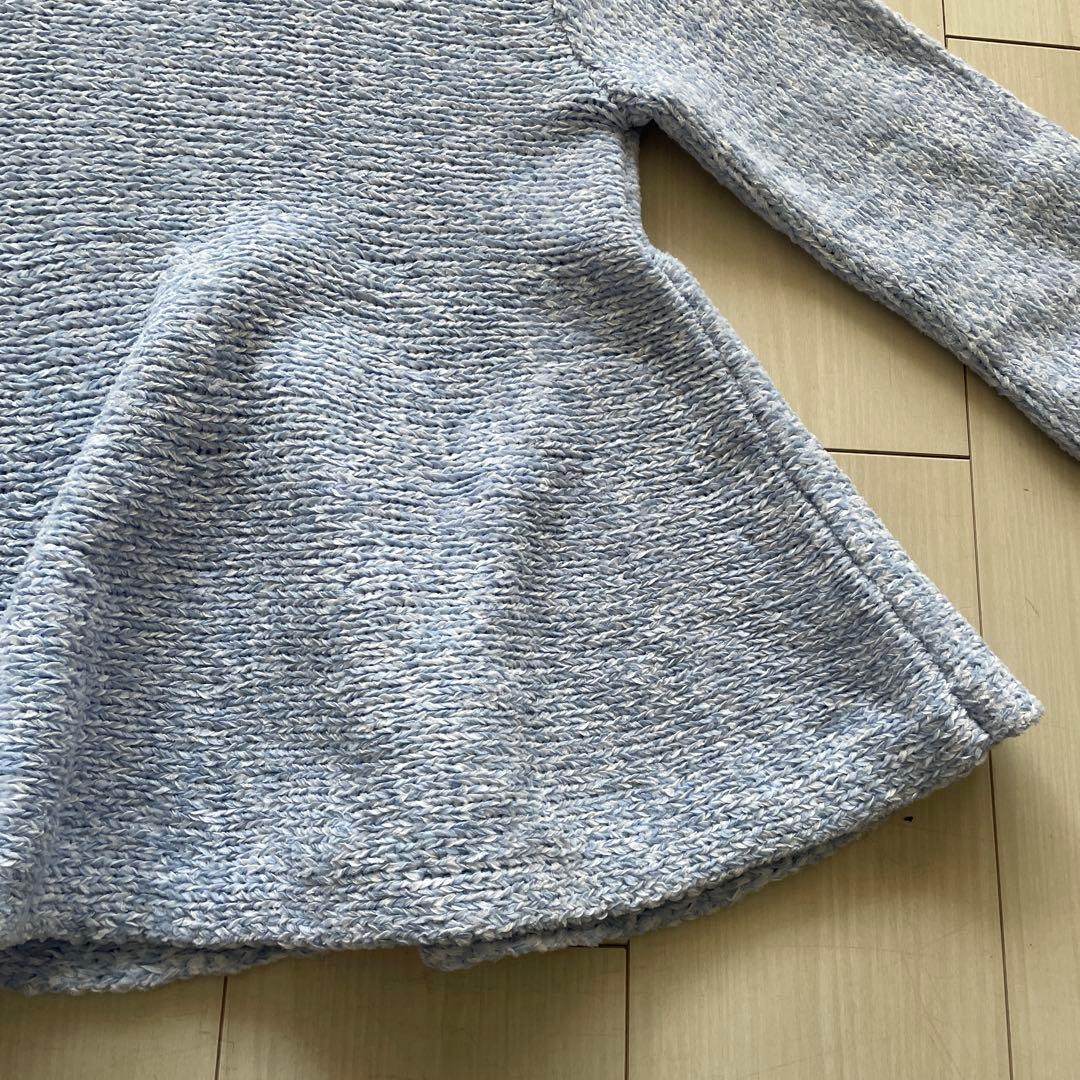 値下げ！　新品タグ付！ユナイテッドアローズ　ミックスカラー ペプラム ニット