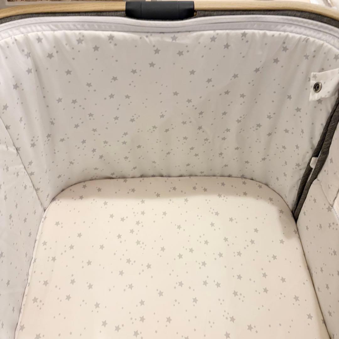 美品✨playkids Maydolly HZDMJ ベビーベッド グレー　完品