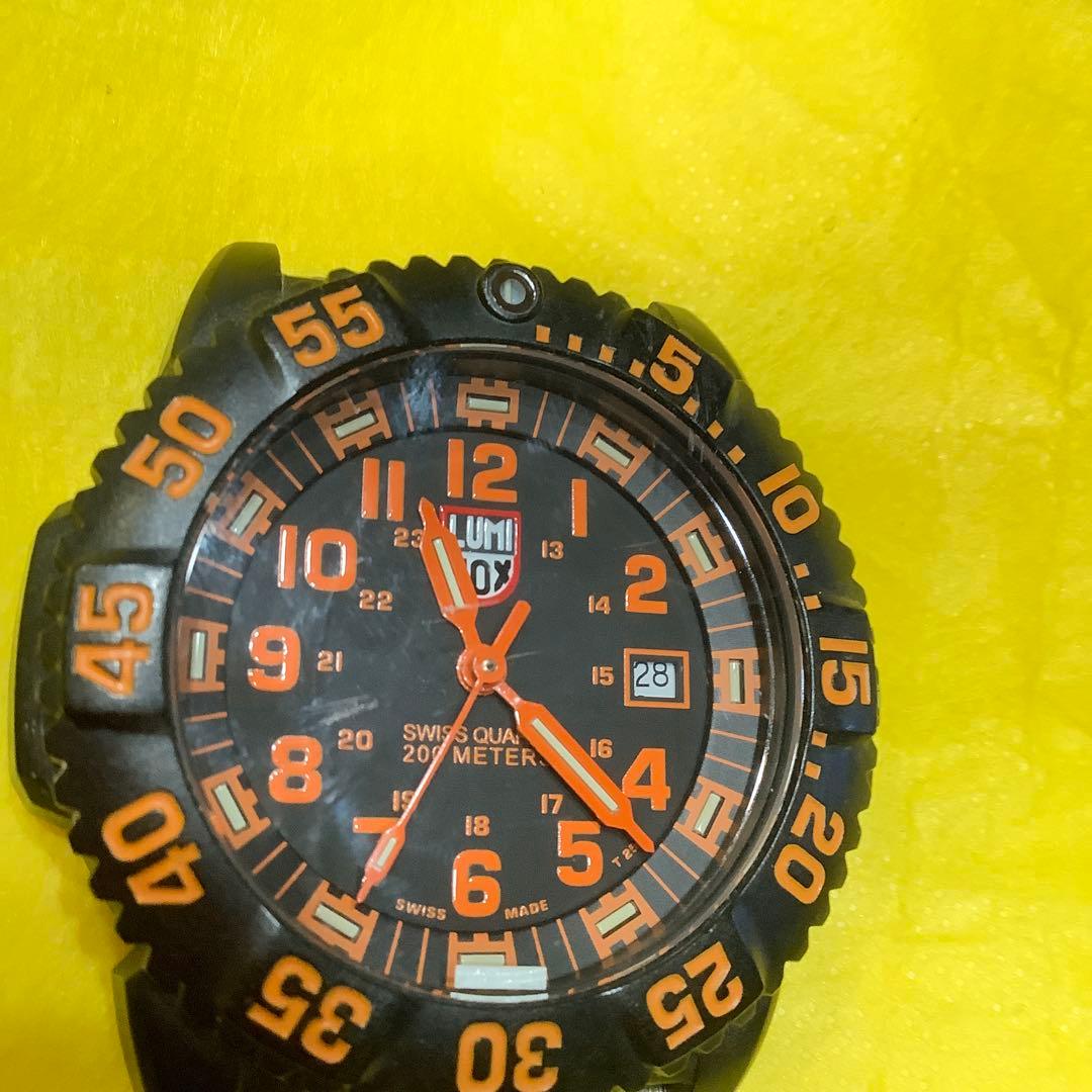 Luminox 3050/3950 オレンジ文字盤 時計
