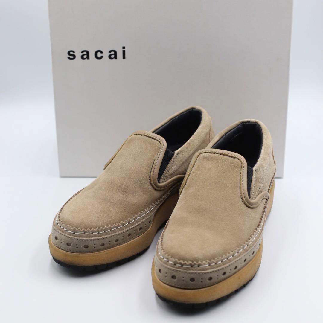 sacai モカシン スエード ローファー スリッポン
