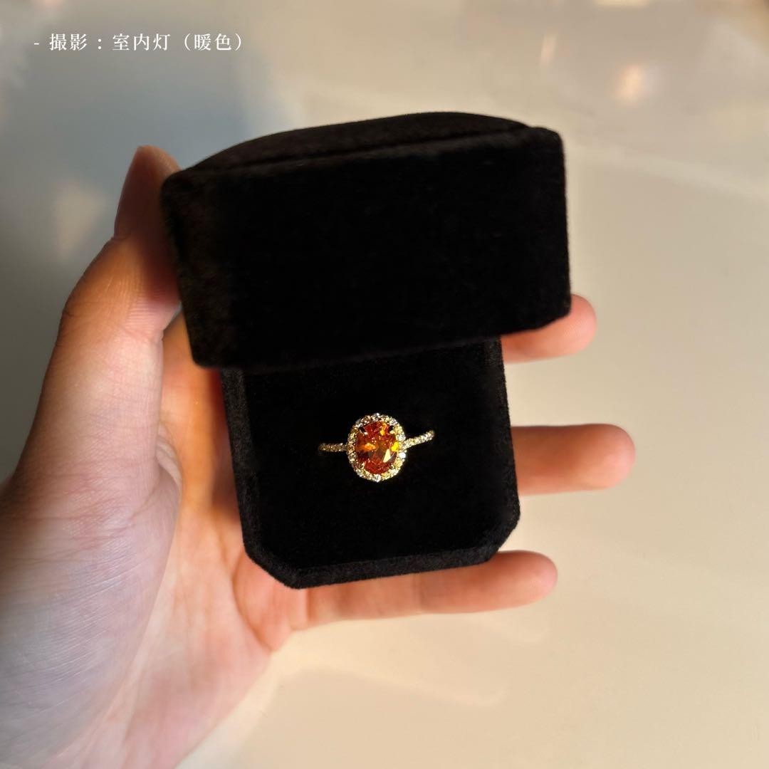 遺品整理　金　アンティーク　ヴィンテージ　ガーネット　オレンジサファイア