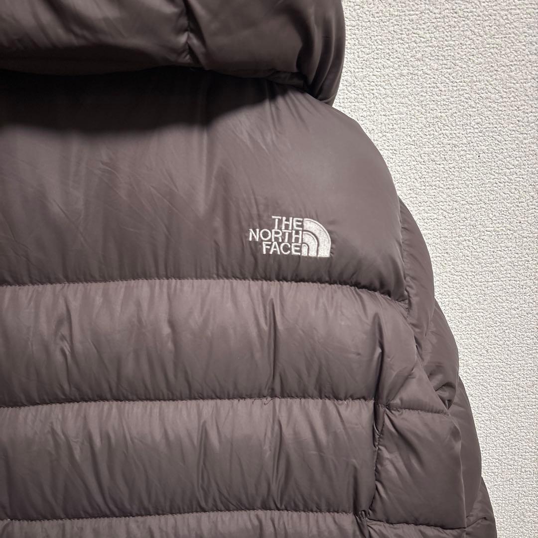【クリーニング済】ノースフェイス ロングダウン ライトダウン