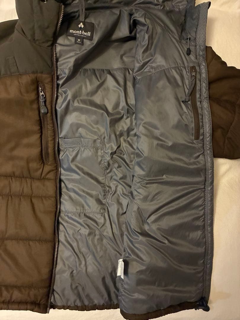montbell モンベル ダウンジャケット キャスティングパーカー ブラウン
