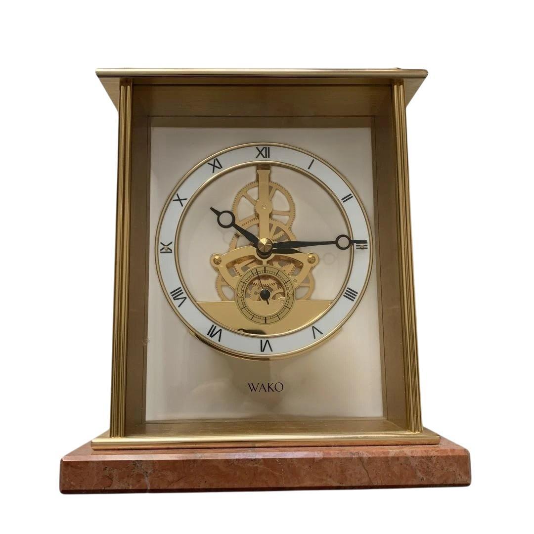 【記念品】WAKO 大理石 置き時計 HW8090G 三井住友 ニアピン賞