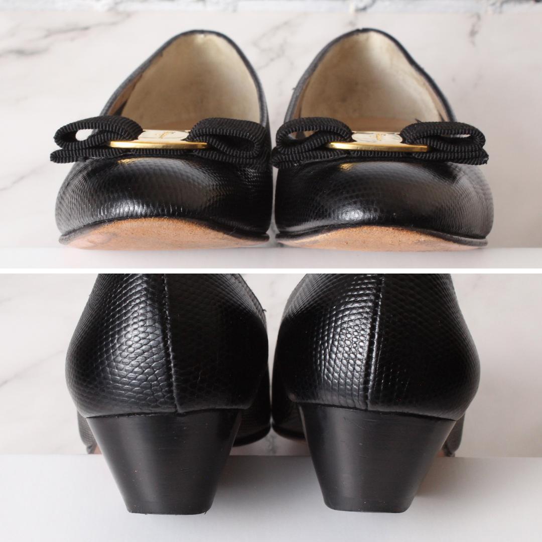 ✨極美品✨ フェラガモ パンプス ヴァラリボン US 6.5（23.5cm相当）