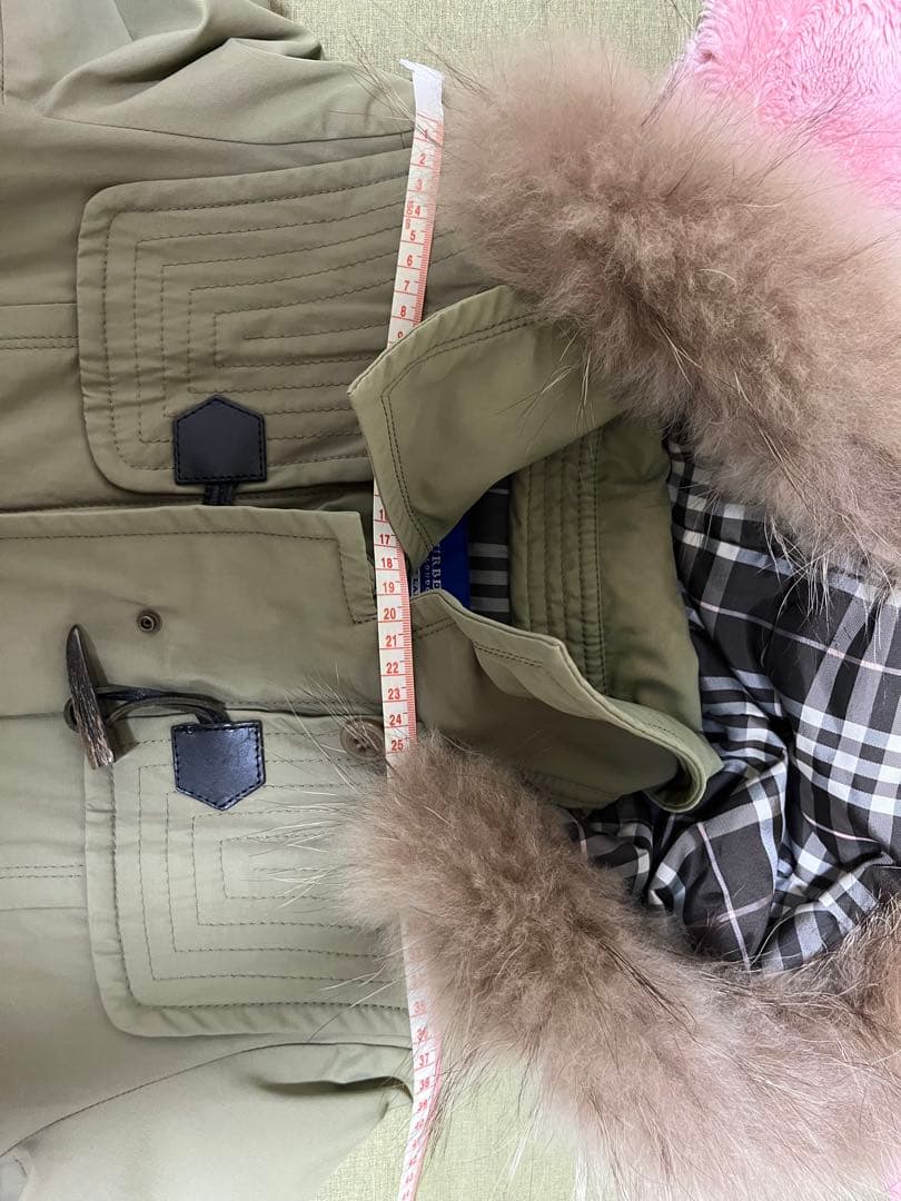 美品⭐︎バーバリー　Burberry ファー付きダッフルコート