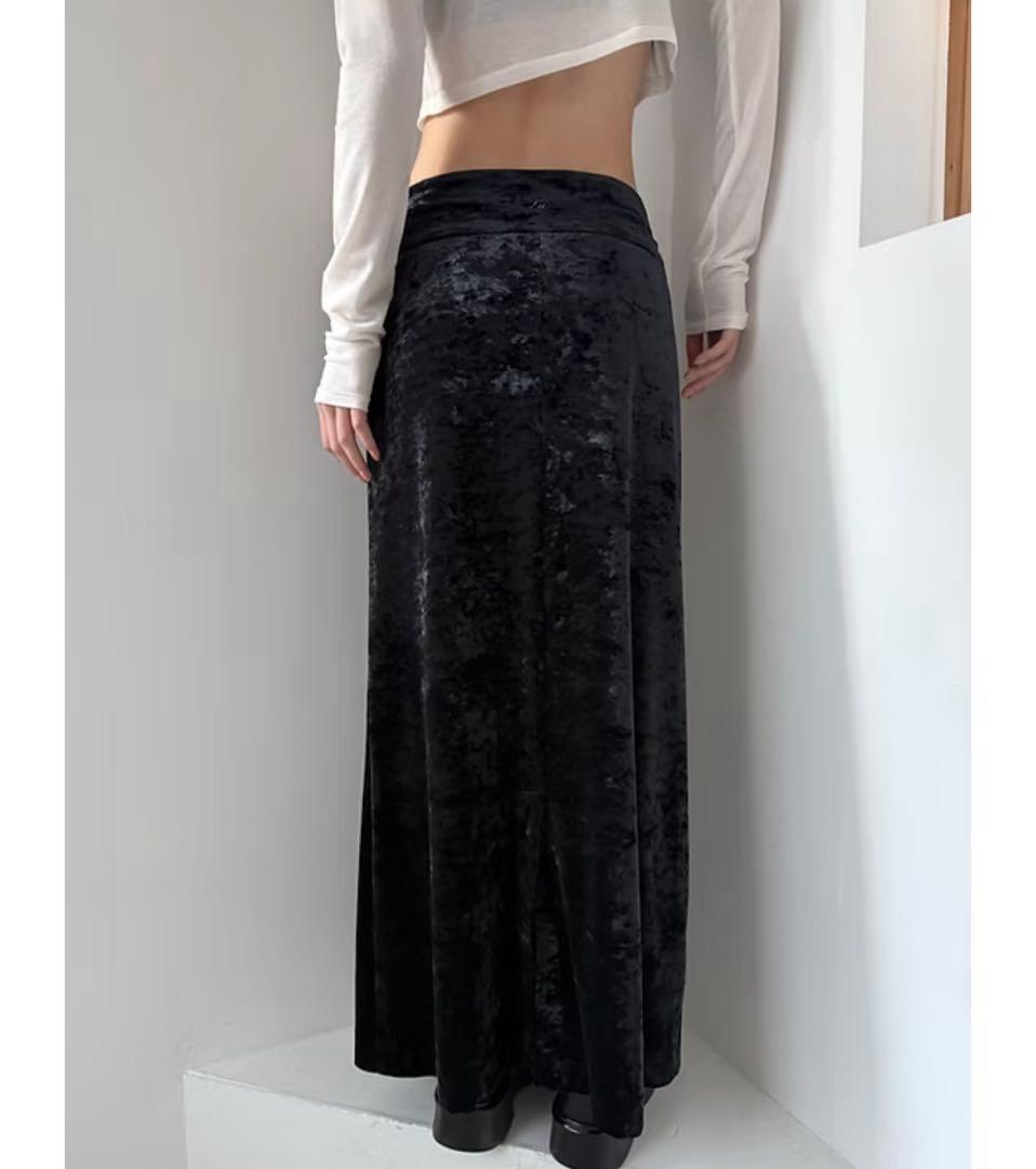 Lu. rumika ベロアスカート