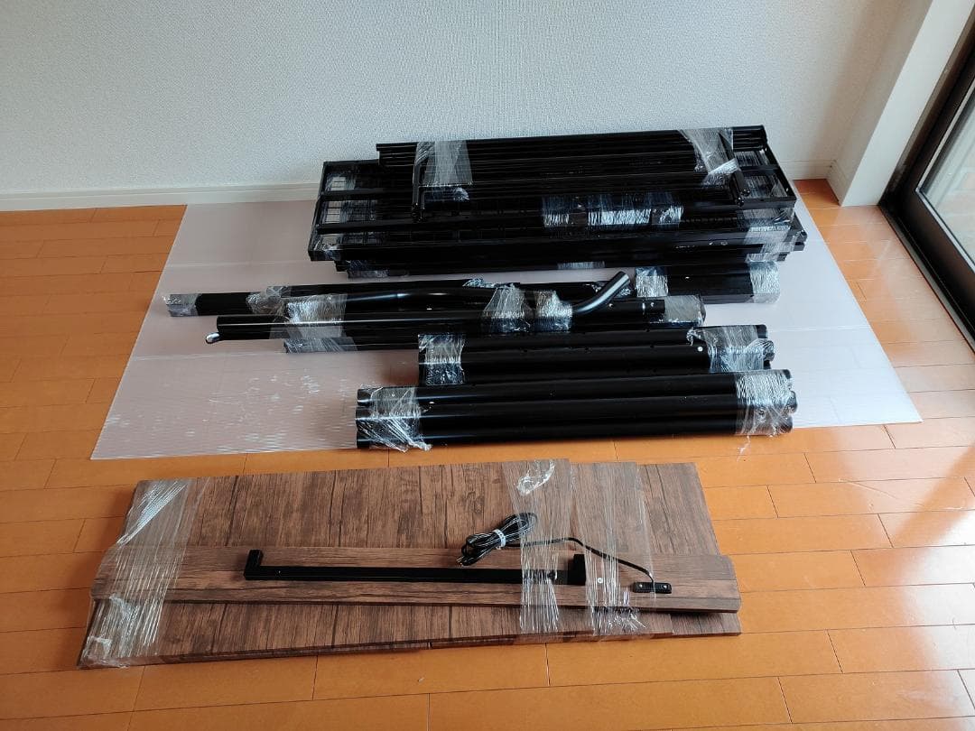 【引き取りのみ】【葛飾区】　ロフトベッド　セミダブル　階段付き　コンセント有