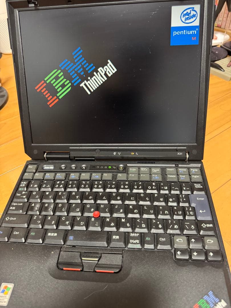 IBM ThinkPad X31 ノートPC 本体 ACアダプター付き