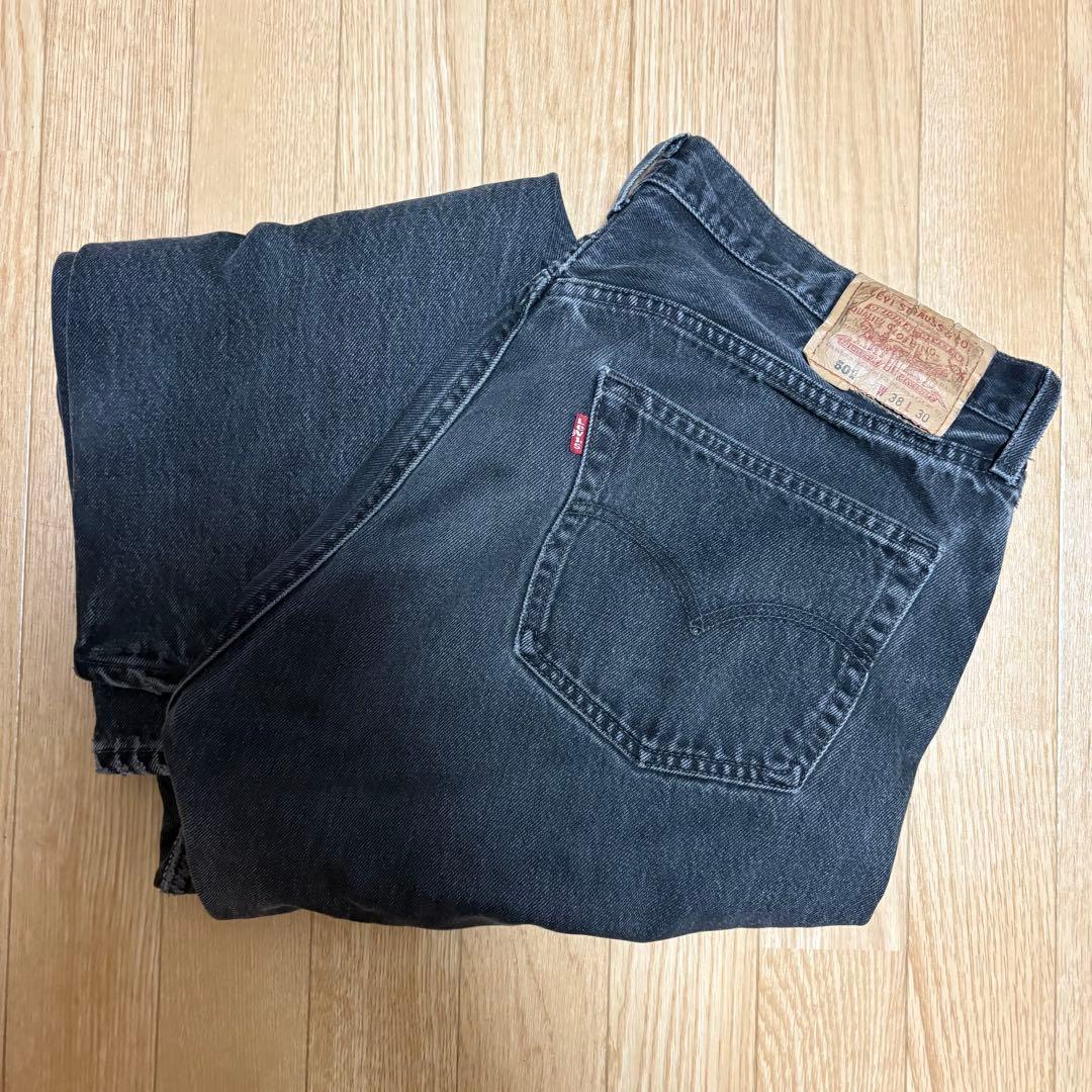 90s リーバイス501 ブラックデニム　USA製