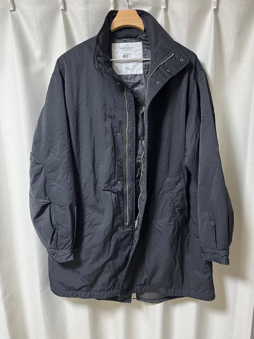 BEAUTY&YOUTH UNITED ロフテック 中綿フィッシュテール コート