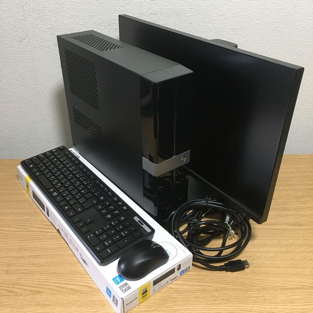 iiyama Win11 デスクトップ SSD＆HDD 23.8'モニターセット