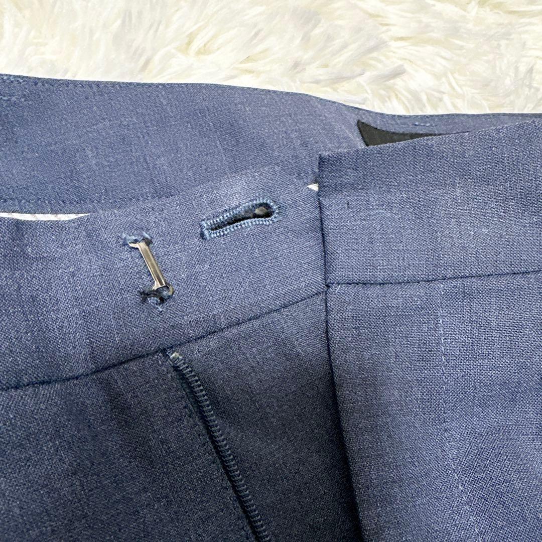 グリーンレーベルリラクシング パンツスーツ　ネイビー　36ノーカラー セット