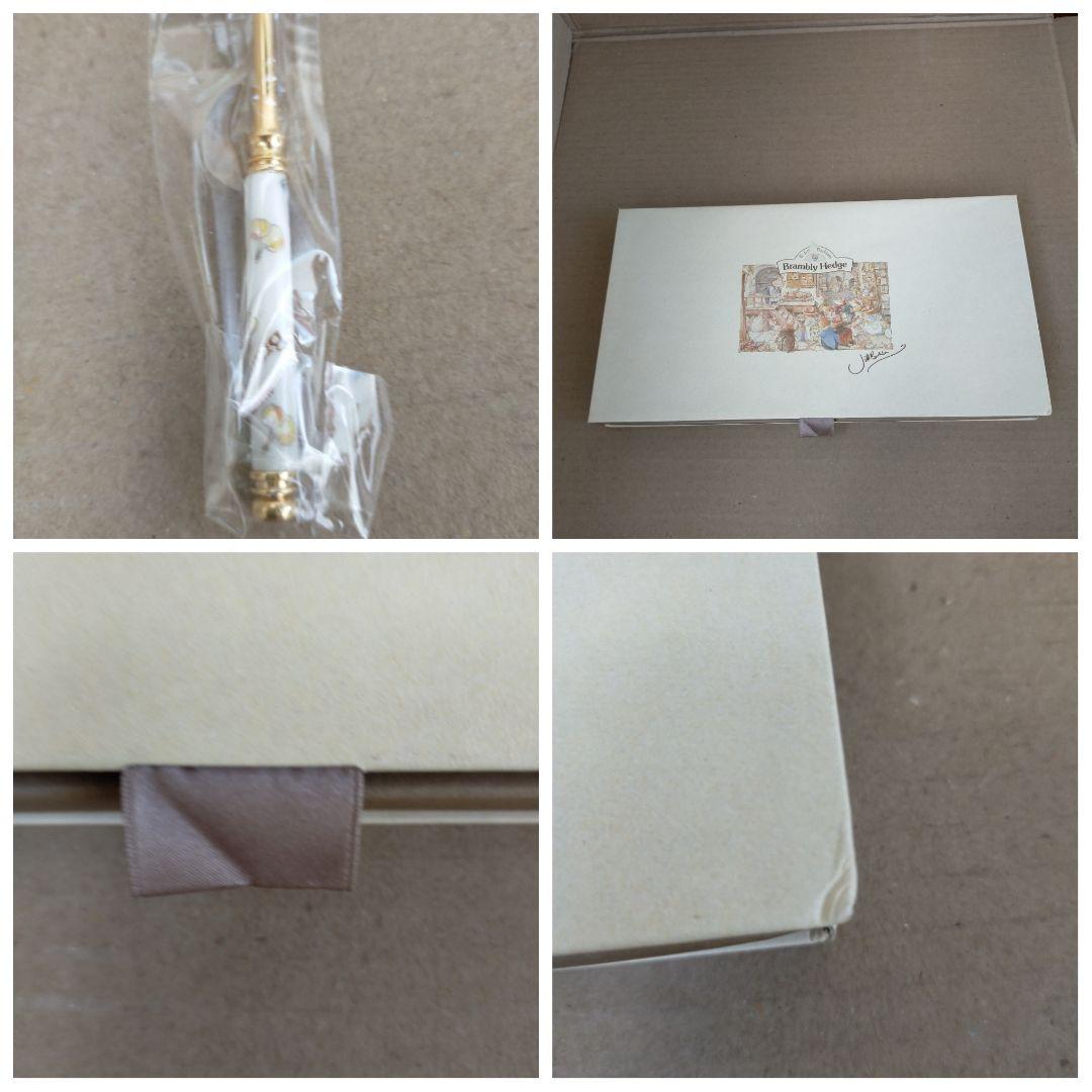 未使用 ブランブリーヘッヂ 陶器ハンドル カトラリー 10本セット 専用箱付き