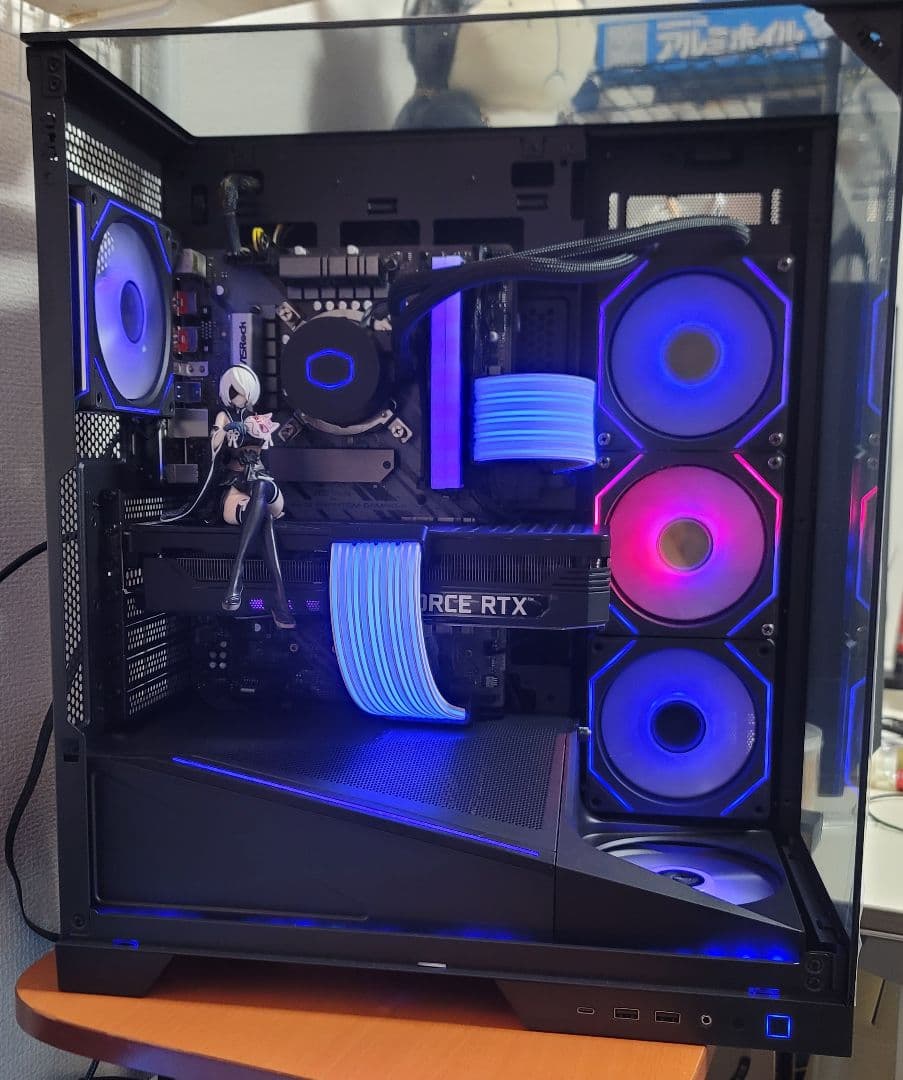 極美品最強 i9 3面ガラスOkinos Aqua93搭載SignalRGB連動