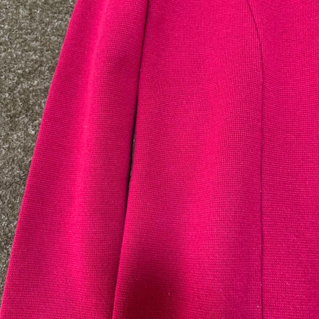 Kay me ケイミー　チェリーピンク　ミラノリブトップス