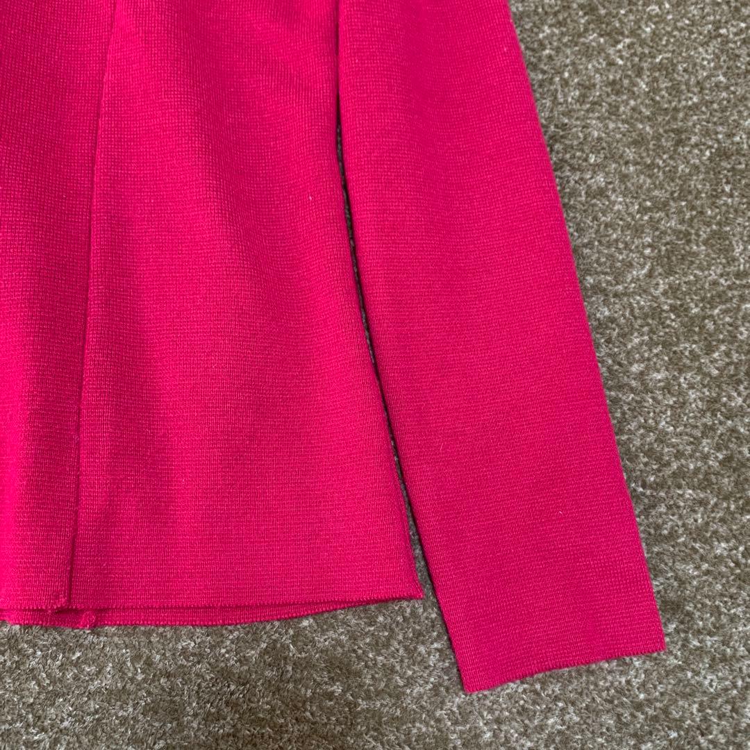 Kay me ケイミー　チェリーピンク　ミラノリブトップス